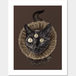 three eyed cat Posters and Art